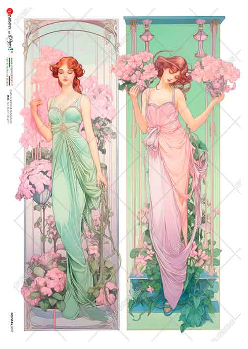 Paper Designs Two Divas I
