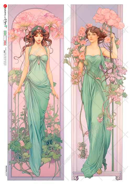 Paper Designs Two Divas III