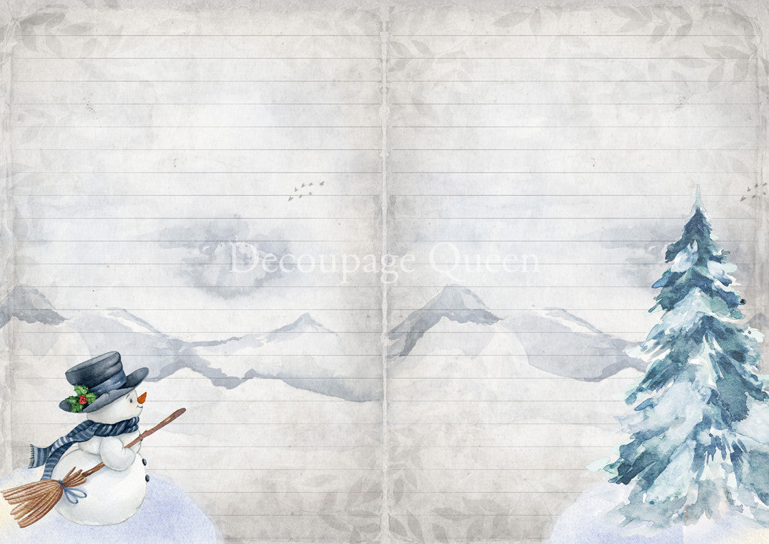 Decoupage Queen Cozy Winter Journal Pack