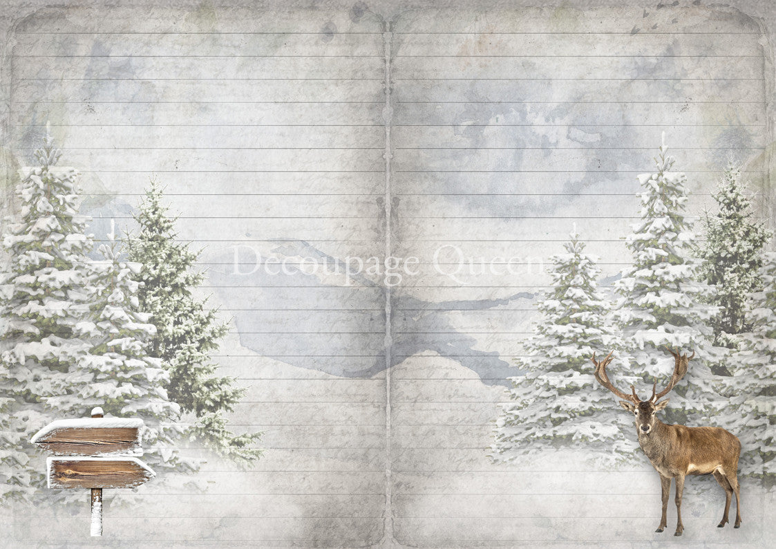 Decoupage Queen Cozy Winter Journal Pack