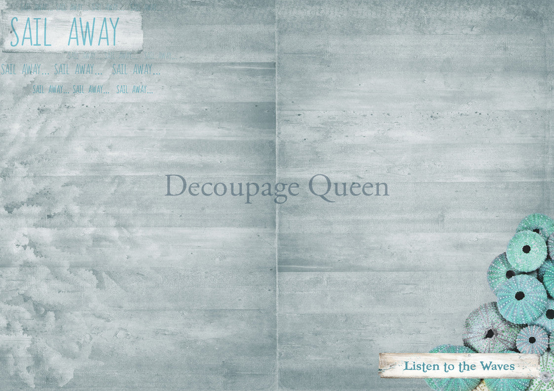Decoupage Queen Seaside Greetings Journal Pack