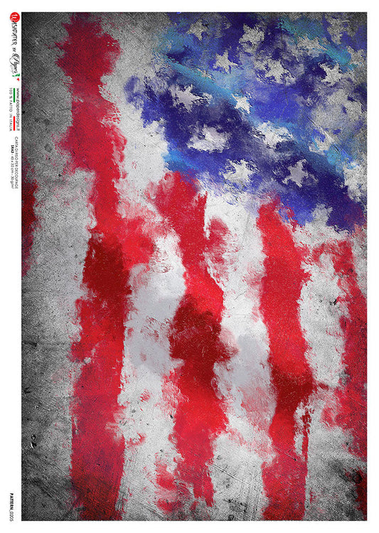 Paper Designs American Flag PATTERN 0205