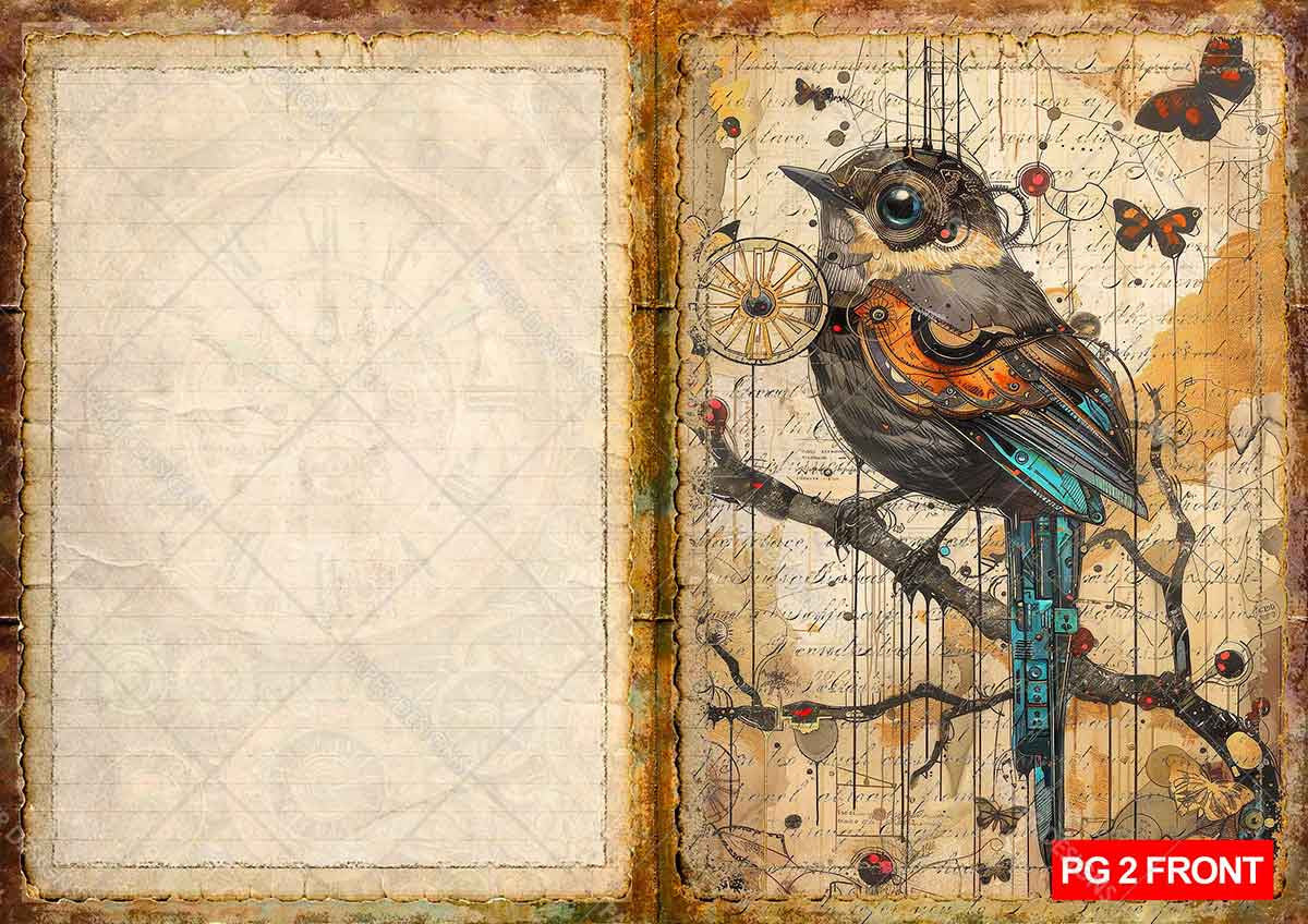Paper Designs Steamunk Age Collection Junk Journal Kit