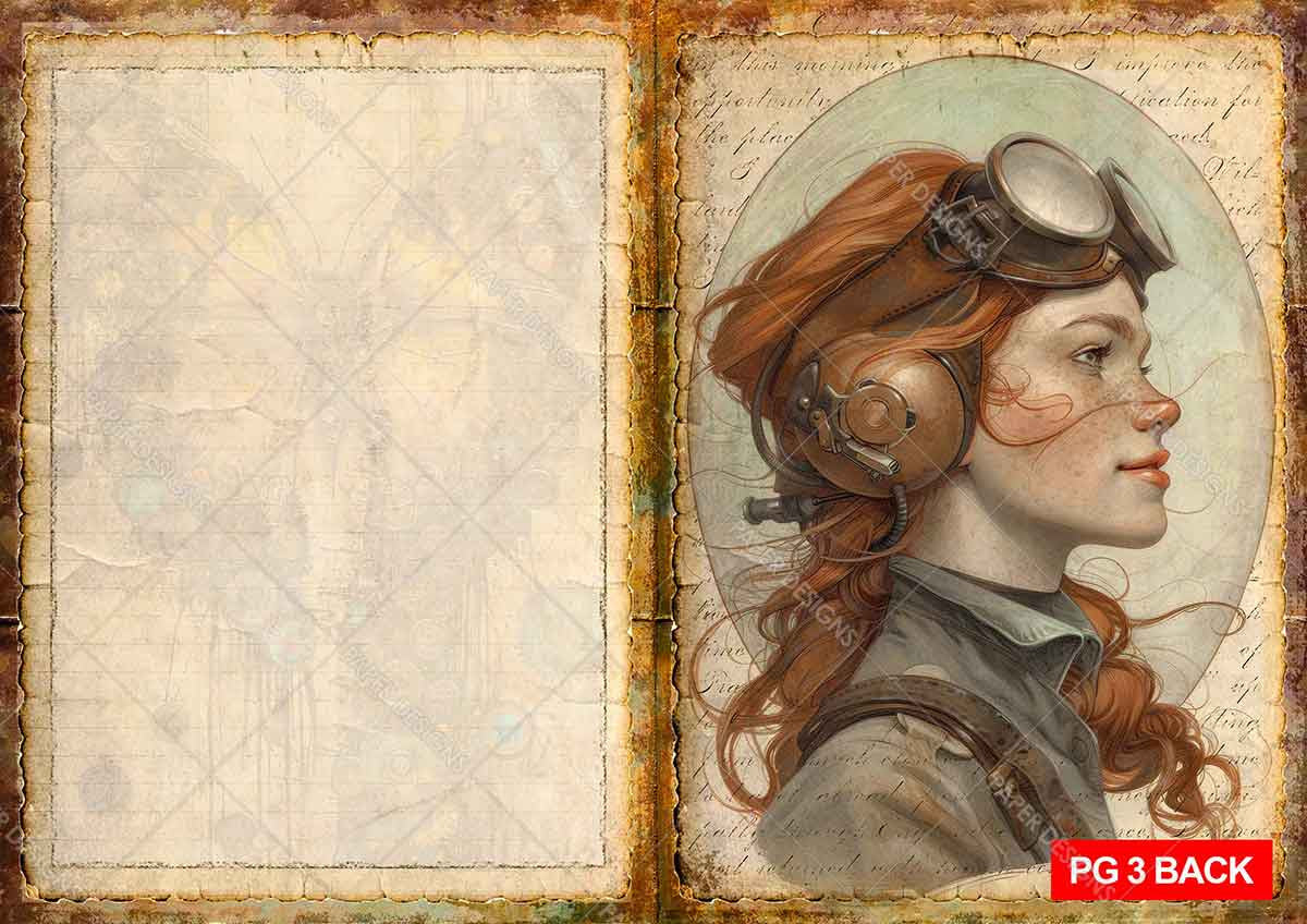 Paper Designs Steamunk Age Collection Junk Journal Kit