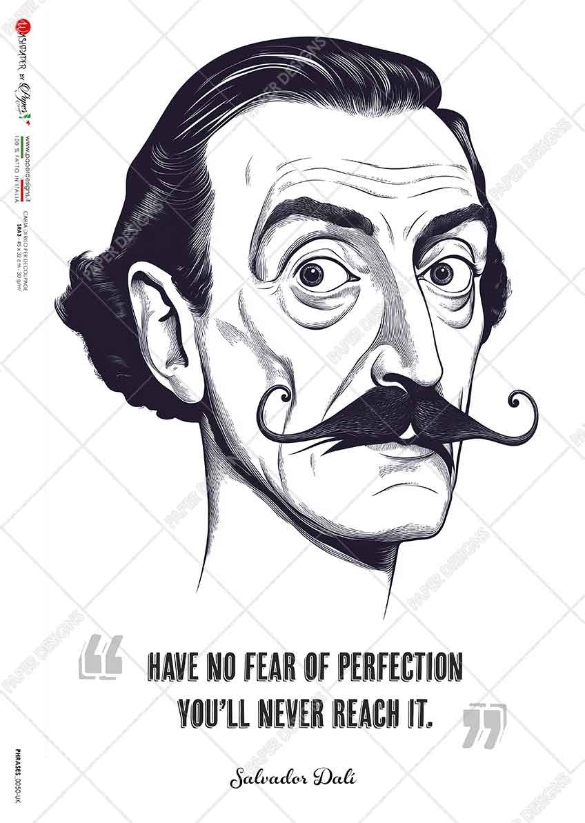 Paper Designs Dali Quote Rice Paper
