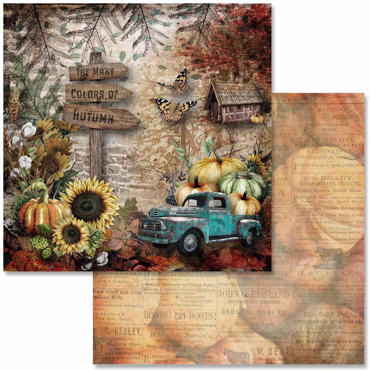 Sweet Autumn Scrapbook Set