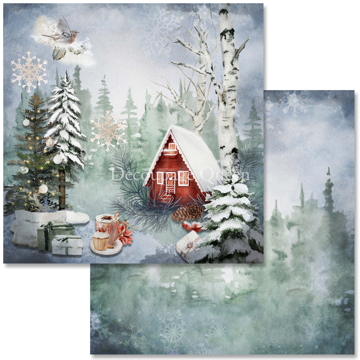 Decoupage Queen Cozy Winter Scrapbook Set
