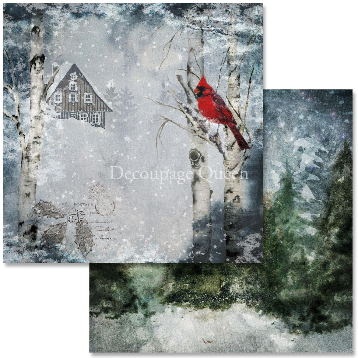 Decoupage Queen Cozy Winter Scrapbook Set