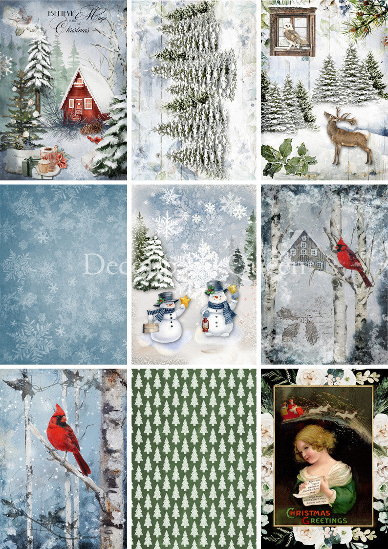 Decoupage Queen Cozy Winter Journal Pack