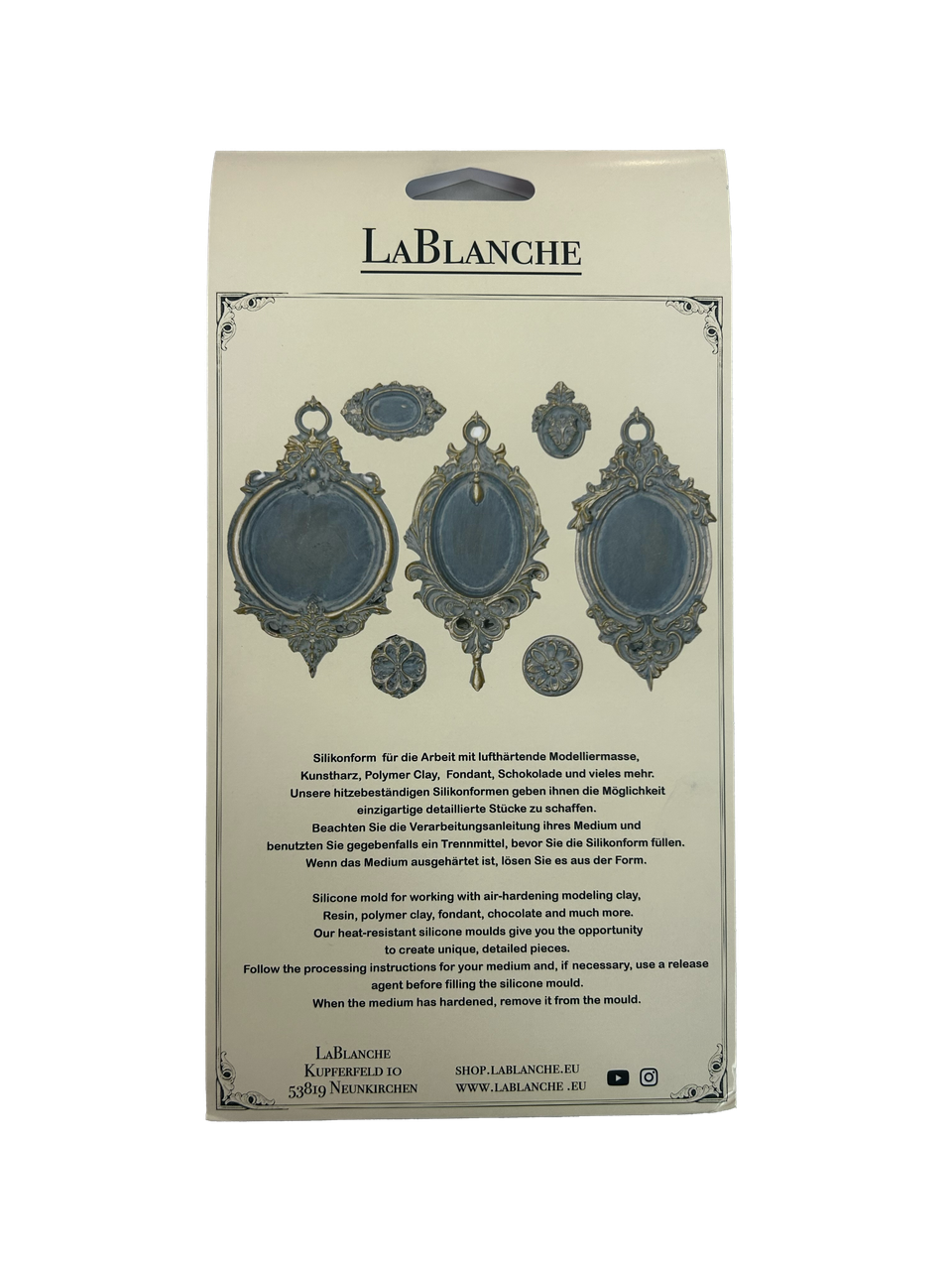 Pendant / Ornaments Silicone Mould – LaBlanche (Classic Re-Release)