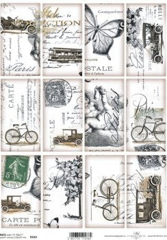 ITD Collection Old Paris Cards