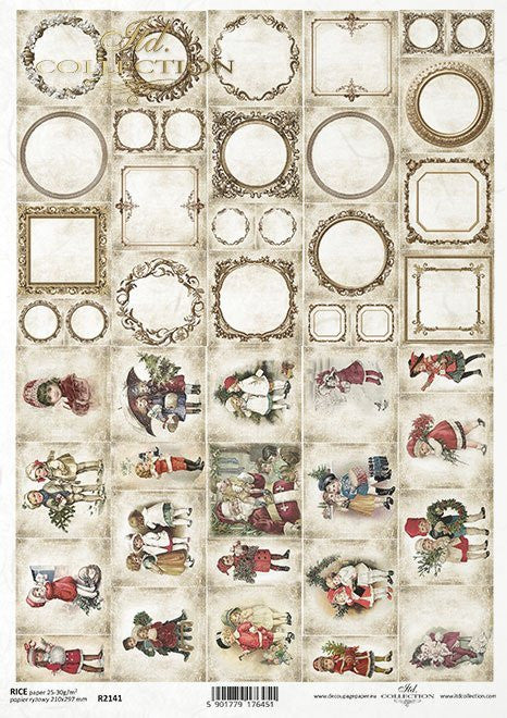 ITD Collection Vintage Advent Calendar Frames