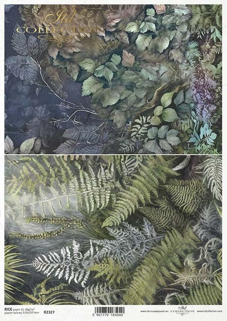 ITD Collection Mystical Flora Ferns A4 Rice Paper