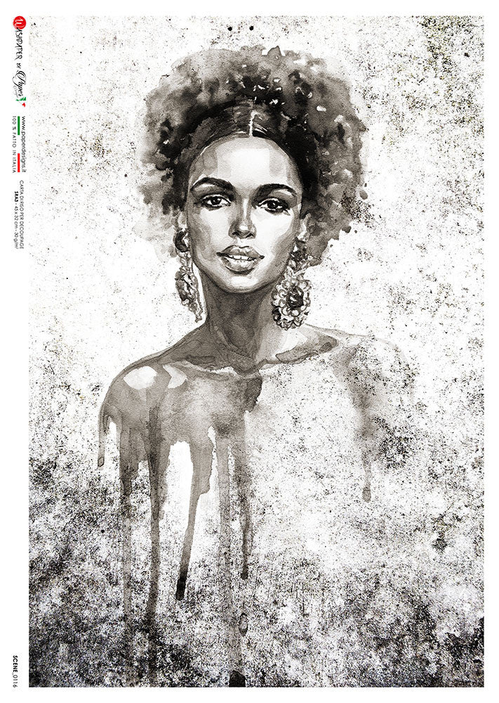 Paper Designs Graphite Portrait I Scene 0116