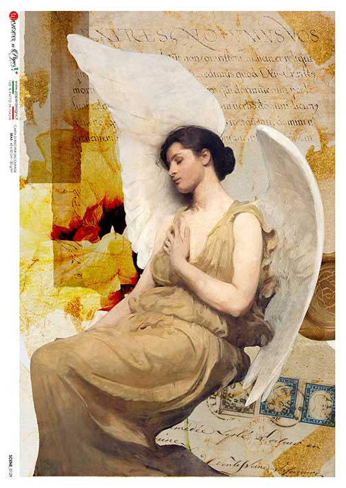 Paper Designs Abbot Thayer Winged Figure Angel