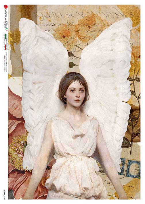 Paper Designs Rice Paper Thayer Angel PD SCENE 0130