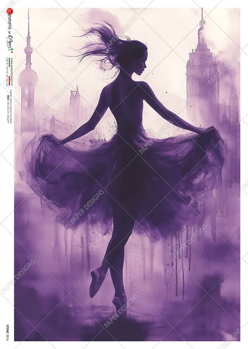 Paper Designs Dance in the City II Rice Paper