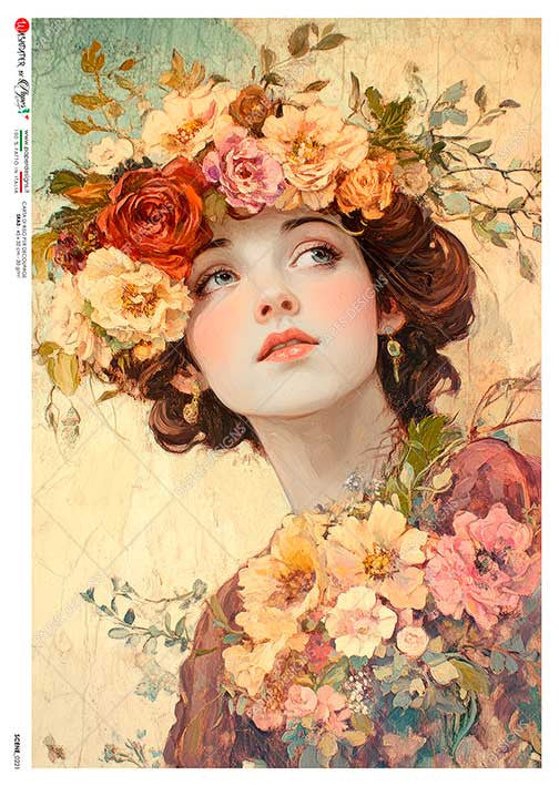Paper Designs Spring Portrait I Rice Paper
