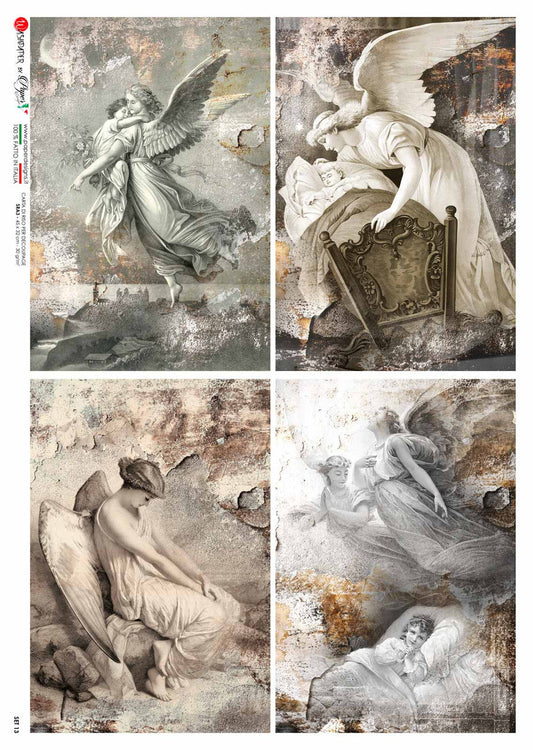 Paper Designs Angel Four Pack Rice Paper
