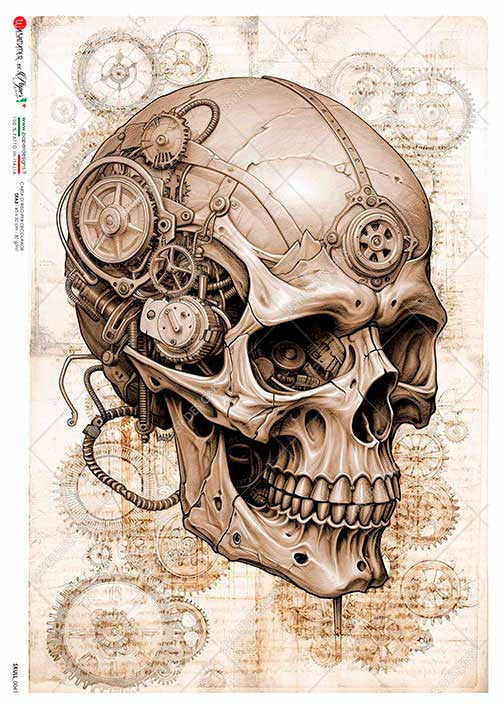 Paper Designs Steampunk Skull