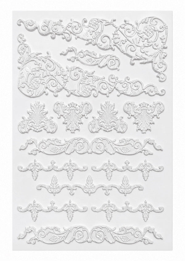 LaBlanche Vintage Border Flourish Embellishment Sticker Sheet