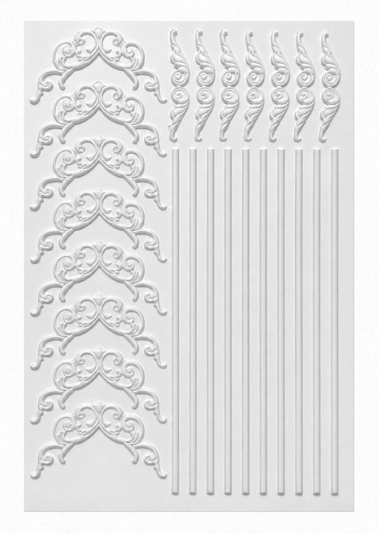 LaBlanche Decorative Trim & Border Embellishment Sticker Sheet