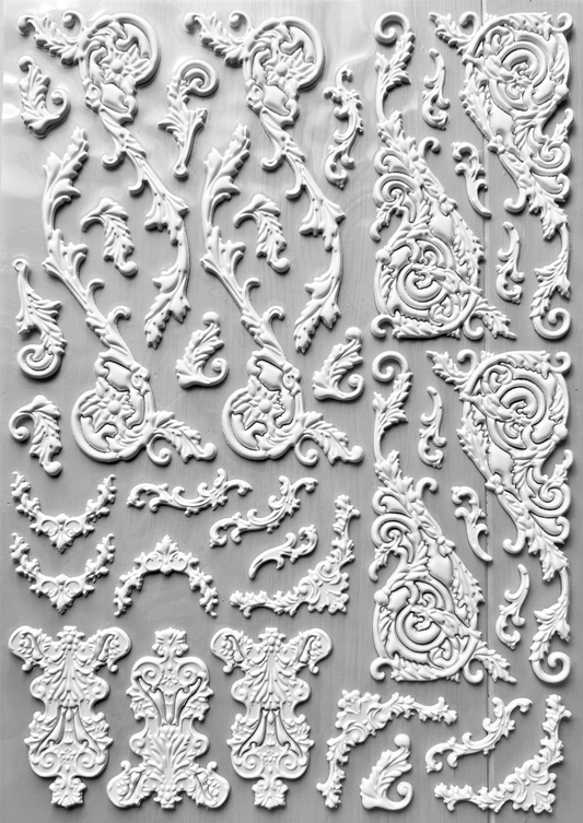 Mixed Media Stickers: Swirls