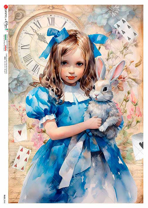 Paper Designs Alice in Wonderland Rice Paper