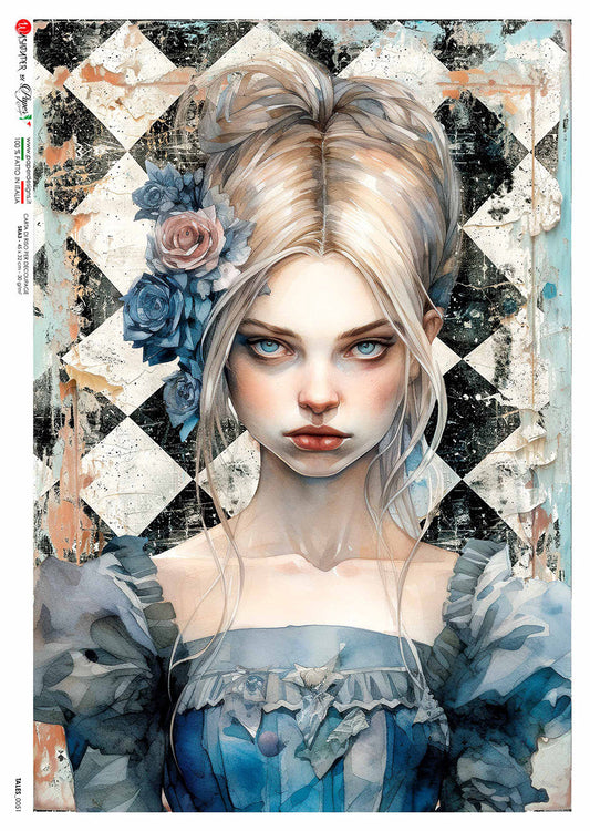 Paper Designs Dark Alice Rice Paper