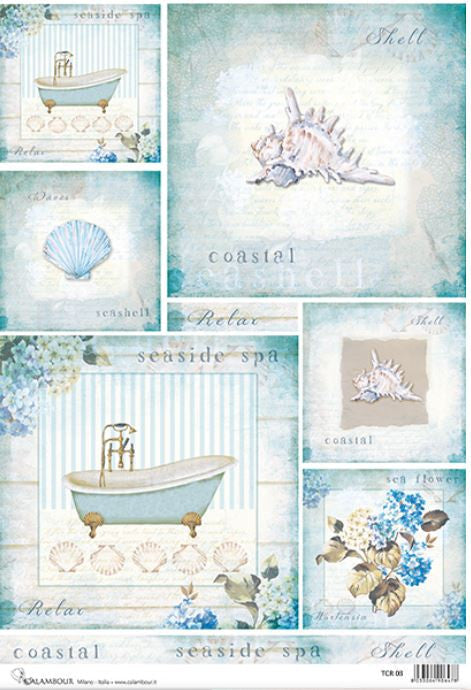 Calambour Coastal Seaside A3 Rice Paper