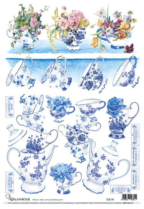 Calambour Blue Teacups