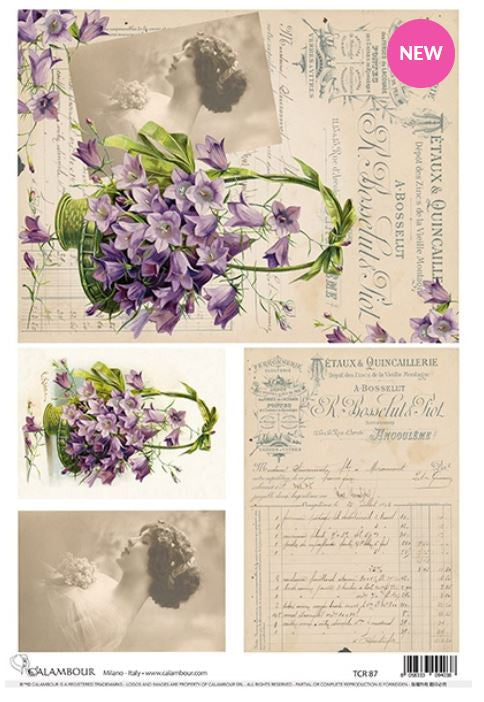 Calambour Romantic Flower Basket