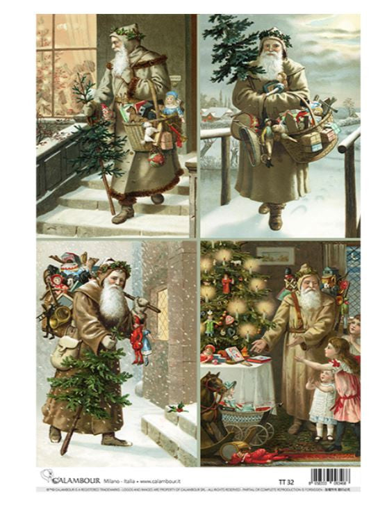 Calambour Vintage Santas TT 32 A4