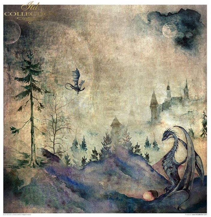 ITD Collection Undiscovered Magical World 12" x 12" Single Sided Scrapbook Paper 10 Pgs