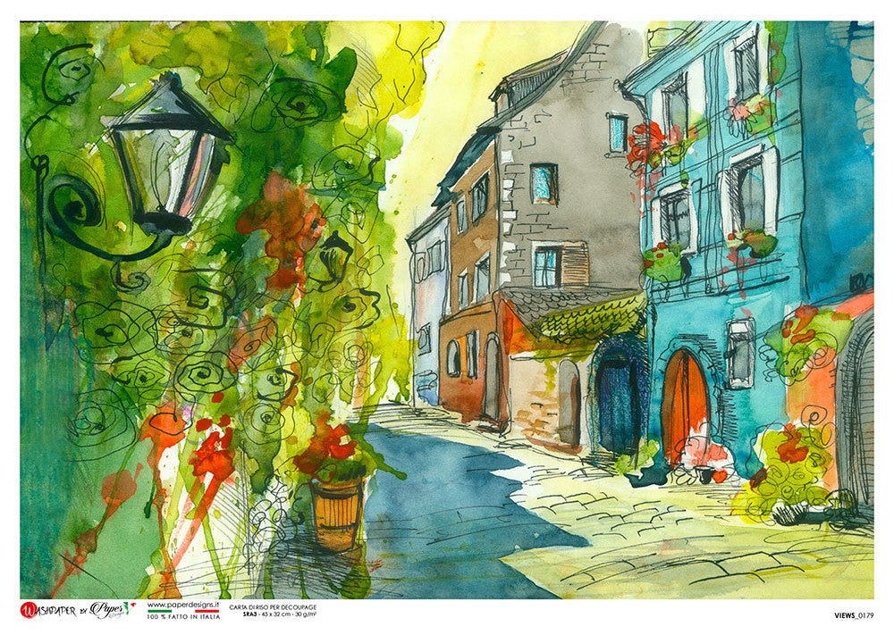 Paper Designs Colorful Streetscape Views 0179