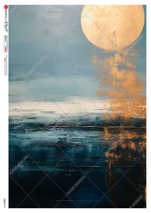 Paper Designs Abstract Moon