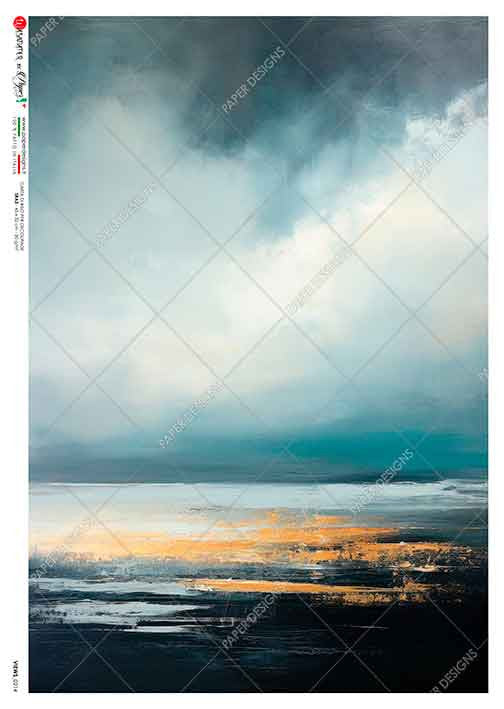 Paper Designs Sea at Night
