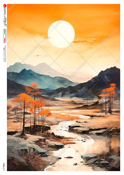 Paper Designs Sunset III