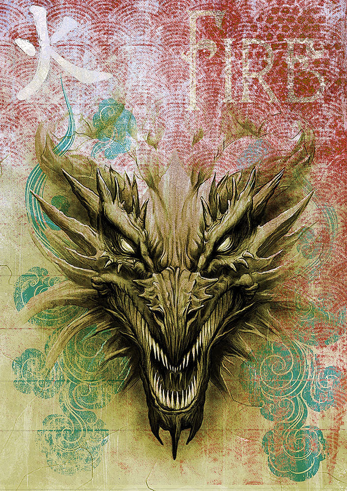 Paper Designs Dragon Head