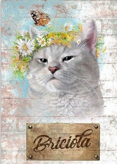 Paper Designs Cat with Flower Crown