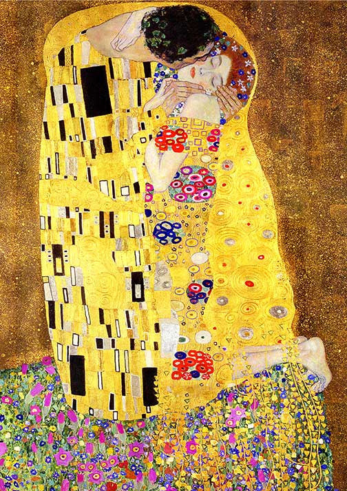 Paper Designs The Kiss by Gustav Klimt