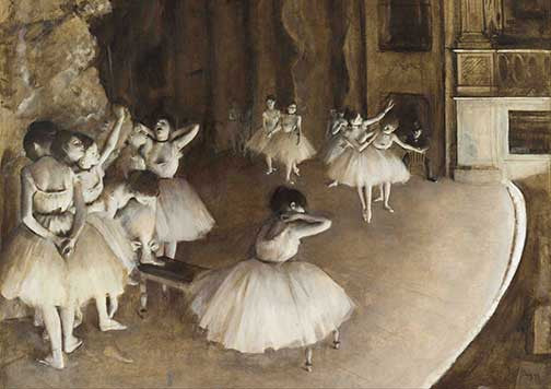 Paper Designs Degas Ballet Scene