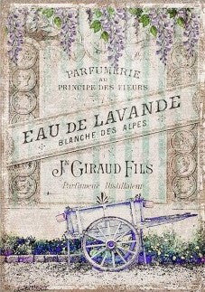 Paper Designs Lavender Cart