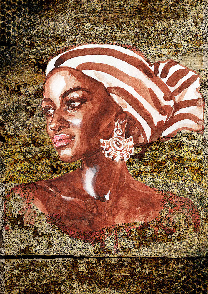 Woman with Head Wrap