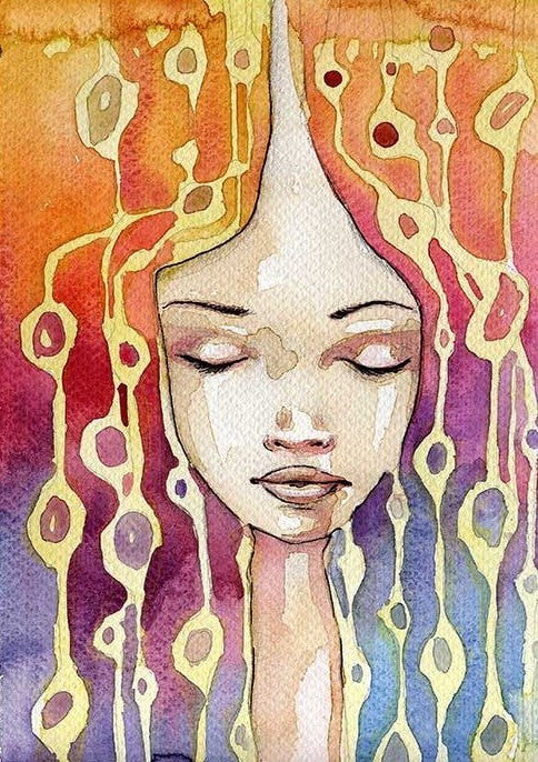 Paper Designs Gradient Portrait