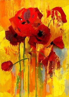 Paper Designs Red Poppies