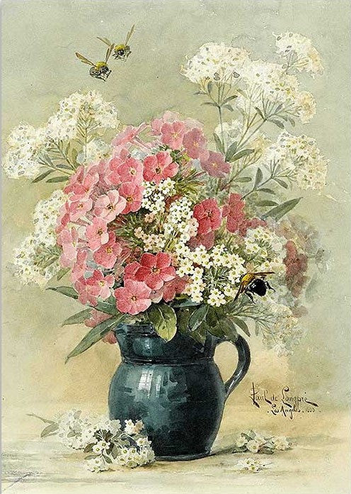 Paper Designs Blue Vase Bouquet