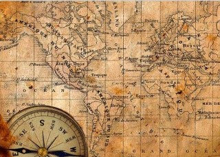 Paper Designs Compass and Map