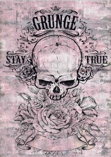 Pattern Grunge Back Paper Designs Grunge Skull – Decoupage Queen