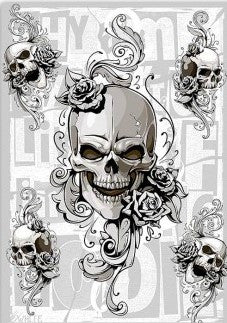 Paper Designs Floral Skull Portrait